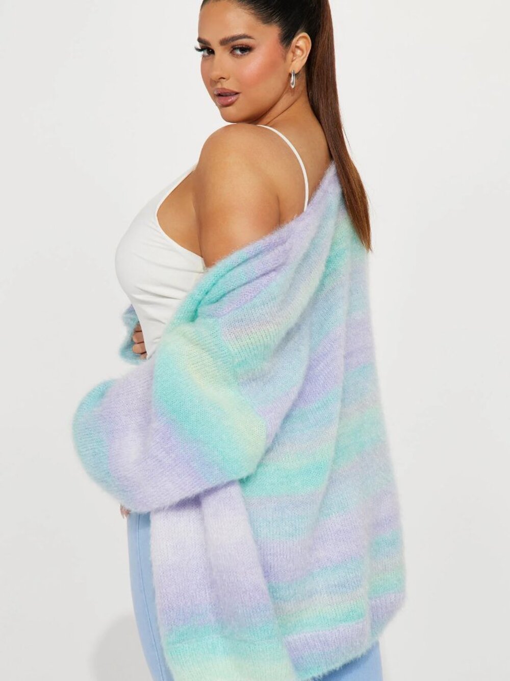 Adara Cardigan - Multi Color 1X - Picture 6 of 6